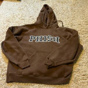 Vintage brown Phish hoodie size medium